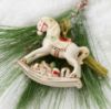 Picture of 2026 Baby's 1st Christmas Vintage Rocking Horse Ornament