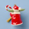 Picture of Grogu with Candy Cane Ornament