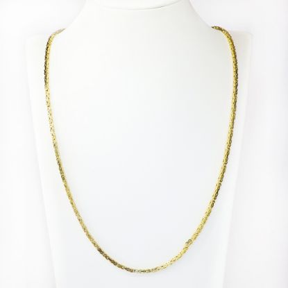 Picture of 14k Yellow Gold Byzantine Link Chain