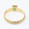 Picture of 14k Yellow Gold Square Peridot Ring
