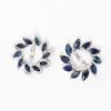 Picture of 14k White Gold Sapphire Earring Jackets