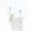 Picture of 14k White Gold Diamond Leverback Earrings