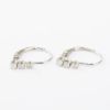 Picture of 14k White Gold Diamond Leverback Earrings