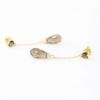 Picture of 14k Yellow Gold Smokey Quartz Drop Earrings