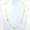 Picture of 14k Yellow Gold Gemstones Necklace