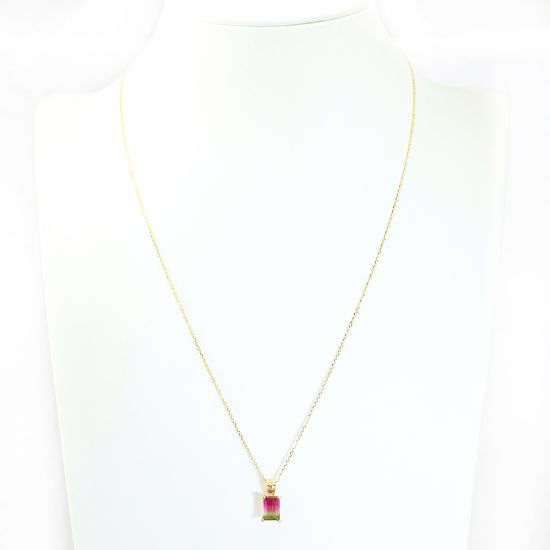 Picture of 14k Yellow Gold Tourmaline Pendant
