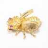 Picture of 14k Yellow Gold Sapphire Bee Pin