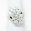 Picture of 14k White Gold Diamond Cluster Ring