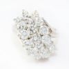 Picture of 14k White Gold Diamond Cluster Ring