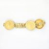 Picture of 14k Yellow Gold Lady Liberty Coin Fleur de Lis Bracelet