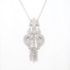 Picture of 14k White Gold Diamond Chandelier Necklace