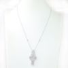 Picture of 14k White Gold Diamond Chandelier Necklace