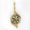Picture of 14k Yellow Gold Tahitian Black Pearl & Diamond Pendant