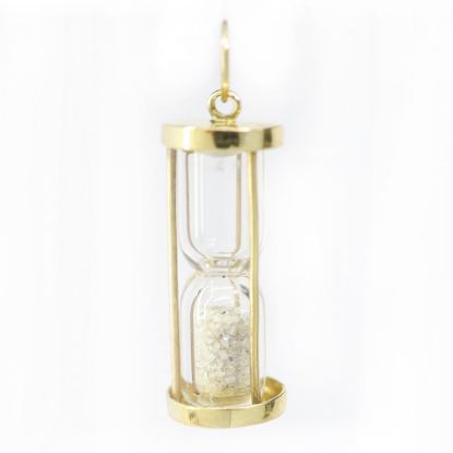 Picture of 14k Yellow Gold "Kiss Timer" Hourglass Charm