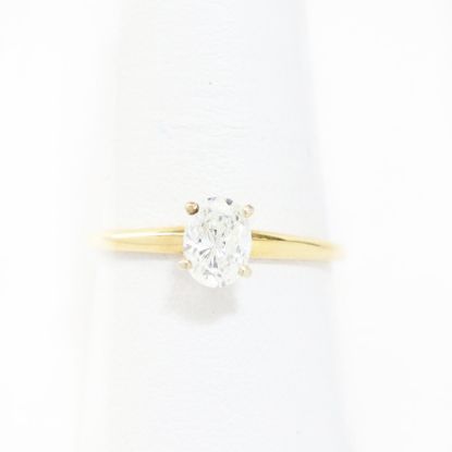 Picture of 14k Yellow Gold Solitaire Ring