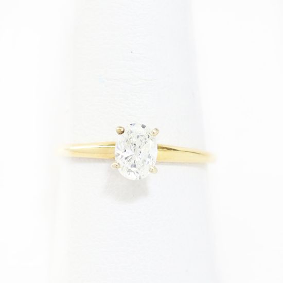 Picture of 14k Yellow Gold Solitaire Ring
