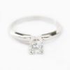 Picture of 14k White Gold Solitaire Ring