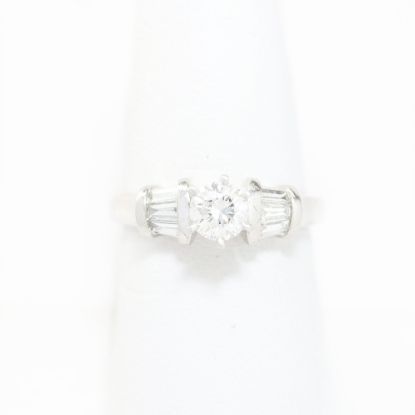 Picture of Platinum Mixed Cut Diamond Ring