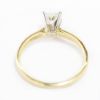 Picture of 14k Yellow Gold Heart Solitaire Diamond Ring