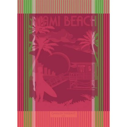 Picture of Garnier-Thiebaut 'Miami Beach' Kitchen Towel
