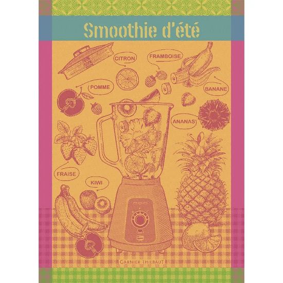 Picture of Garnier-Thiebaut 'Smoothie d'Été' Summer Fruit Smoothie Kitchen Towel