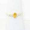 Picture of 10k Yellow Gold Oval Citrine & Diamond Accents Ring