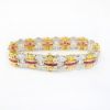 Picture of 18k Two Tone Ruby & Diamond Bracelet