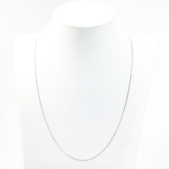 Picture of 14k White Gold Thin Necklace