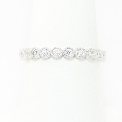 Picture of 18k White Gold Round Brilliant Diamond Band