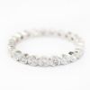 Picture of 18k White Gold Round Brilliant Diamond Band