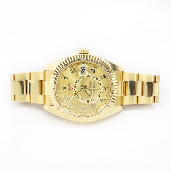Picture of Rolex 18k Yellow Gold Sky-Dweller Watch