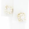 Picture of 14k Yellow Gold Diamond Earring Studs