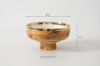 Picture of 'Madera' Faux Wood Small Footed Bowl