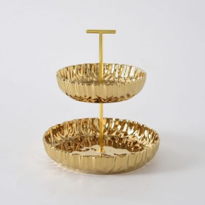 Picture of 'Mascali d'Oro' Small 2-Tier Stand
