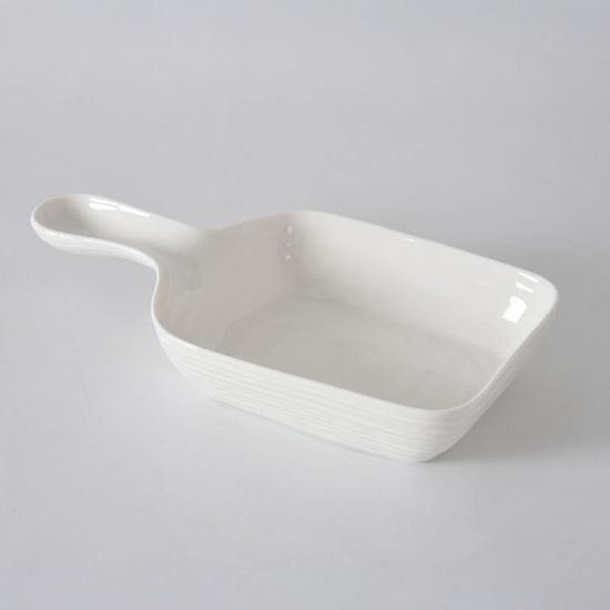Picture of 'Le Blanc' Serving Dish with Handle