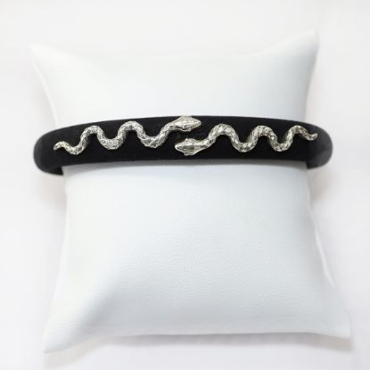 Picture of AXION Sterling Silver Double Snake Motif Bracelet