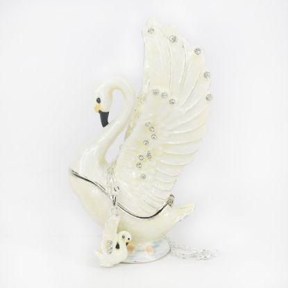 Picture of Princess the Swan Trinket Box with Matching Necklace