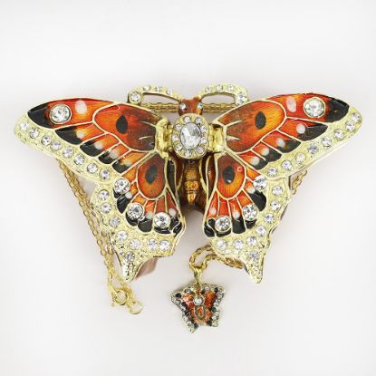 Picture of Glorious Butterfly Trinket Box with Matching Necklace