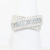 Picture of 18k White Gold Crossover Diamond Ring