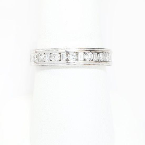 Picture of 14k White Gold Diamond Ring Band