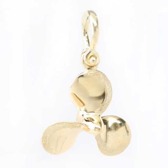 Picture of 14k Yellow Gold Propeller Pendant