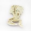 Picture of 14k Two Tone Gold Mermaid Pendant