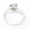 Picture of 18k White Gold Brilliant Cushion Cut Diamond Ring