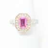 Picture of 14k Two Tone Gold Tourmaline & Diamond Ring