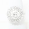 Picture of 18k White Gold Round Brilliant Diamond Halo Ring