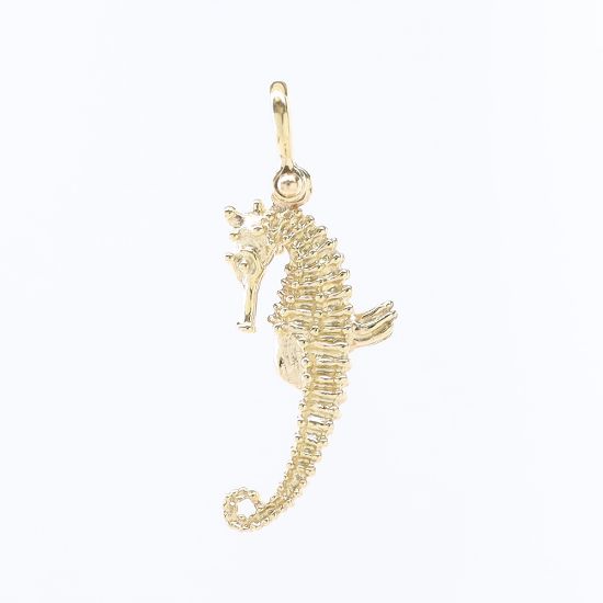 Picture of 14k Yellow Gold Seahorse Pendant