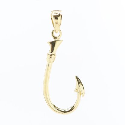 Picture of 14k Yellow Gold Fish Hook Pendant