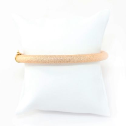 Picture of 18k Rose Gold Hinged Bangle 