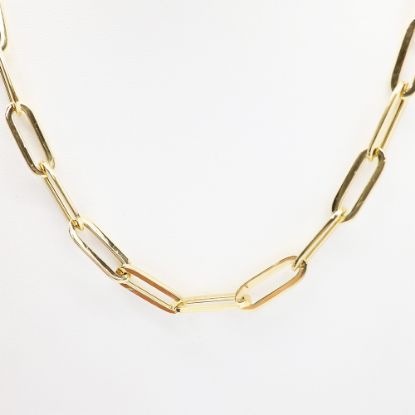 Picture of 14k Yellow Gold Paperclip Chain
