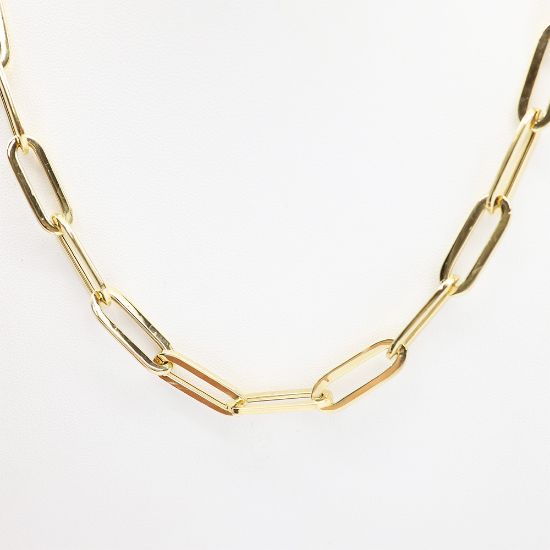 Picture of 14k Yellow Gold Paperclip Chain